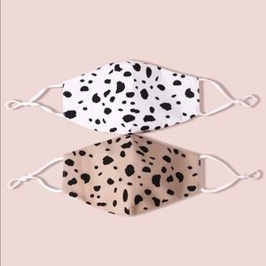 Cowprint face mask